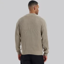 Discount Herre Sweater Sand Trøjer Og Cardigans·Cardigans