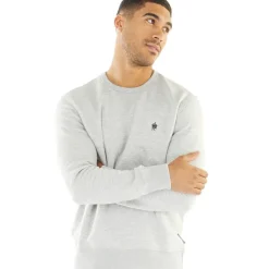 Outlet Herre Sweatshirts Lys Grå Mergel Hættetrøjer Og Sweatshirts·Sweatshirts