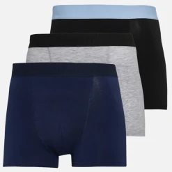 Sale Herre Syers tre pak boxers Sort/​Grey Marl/​Navy Multipakker·Undertøj|Undertøj, Sokker Og Nattøj·Boxer Shorts