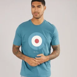 Hot Herre Target T-shirt Teal T-Shirts, Poloer Og Skjorter·T-Shirts Og Undertrøjer
