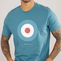 Hot Herre Target T-shirt Teal T-Shirts, Poloer Og Skjorter·T-Shirts Og Undertrøjer