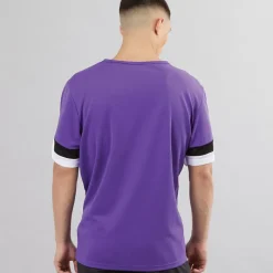 Herre teamRISE Trænings T-shirt Prism Violet/​ Sort/​ Hvid Træning|T-Shirts Og Undertrøjer