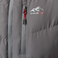 Clearance Herre Tech Logo Puffer Jakke Koksgrå Jakker Og Frakker·Jakker Og Frakker