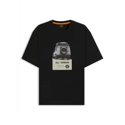 Sale Herre Te Vogn T-shirt Sort T-Shirts, Poloer Og Skjorter·T-Shirts Og Undertrøjer