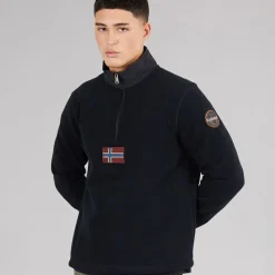 Hot Herre Tev Polar 1/​2 Zip Sweatshirt Udendørs|Jakker Og Frakker