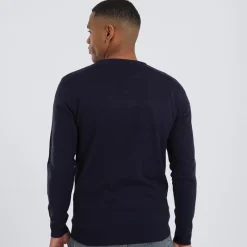 Clearance Herre Theory Rundhals Trøje Blå Trøjer Og Cardigans·Trøjer