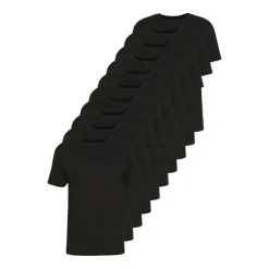 Herre Ti Pakke T-shirts 001 Sort T-Shirts, Poloer Og Skjorter·Multipakker|Multipakker·T-Shirts Og Undertrøjer