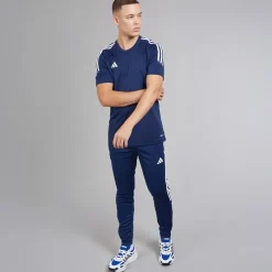 Outlet Herre Tiro 23 Club T-shirt Team Navy Blue 2/​Hvid Træning|T-Shirts Og Undertrøjer