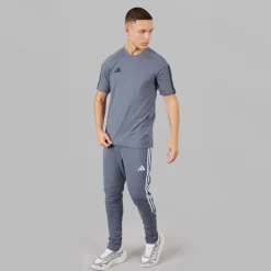 Sale Herre Tiro 23 Competition T-shirt Team Onix T-Shirts Og Undertrøjer|T-Shirts, Poloer Og Skjorter·T-Shirts Og Undertrøjer