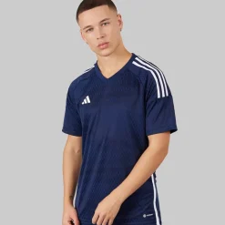Online Herre Tiro 23 Konkurrence trøje Team Navy Blue 2/​Hvid Træning|T-Shirts Og Undertrøjer