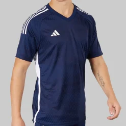 Online Herre Tiro 23 Konkurrence trøje Team Navy Blue 2/​Hvid Træning|T-Shirts Og Undertrøjer