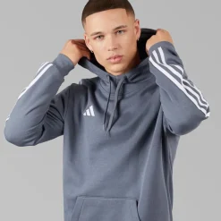 Online Herre Tiro 23 League Pullover Sweat Hættetrøje Team Onix Træning|T-Shirts Og Undertrøjer