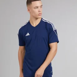 Best Herre Tiro 23 League T-shirt Team Navy Blue/​Hvid Træning|T-Shirts Og Undertrøjer