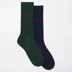 Herre to par sokker Dark Green Undertøj, Sokker Og Nattøj·Sokker|Sokker