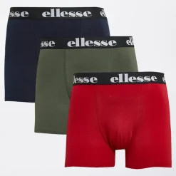 Best Herre Tre Pak Boxer Underbukser Navy /​ Rød /​ Khaki Undertøj Og Sokker|Multipakker·Undertøj