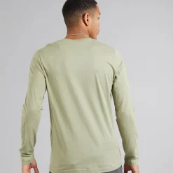 New Herre Trial Langærmet Top støvet grøn T-Shirts, Poloer Og Skjorter·T-Shirts Med Lange Ærmer|T-Shirts, Poloer Og Skjorter·T-Shirts Og Undertrøjer