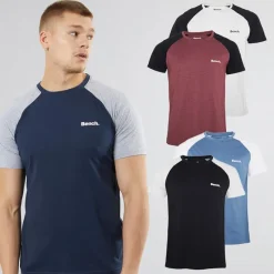 Outlet Herre Trova T-Shirts med 5-pak Sort/​Blå/​Burgunder Melange/​Jeans Melange/​Ecru Melange T-Shirts, Poloer Og Skjorter·Multipakker|Multipakker·T-Shirts Og Undertrøjer