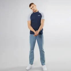 Outlet Herre Trova T-Shirts med 5-pak Sort/​Blå/​Burgunder Melange/​Jeans Melange/​Ecru Melange T-Shirts, Poloer Og Skjorter·Multipakker|Multipakker·T-Shirts Og Undertrøjer