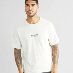 New Herre T-shirts beige T-Shirts, Poloer Og Skjorter·T-Shirts Og Undertrøjer