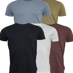 Sale Herre T-shirts Mergel-Bordeaux T-Shirts, Poloer Og Skjorter·Multipakker|Multipakker·T-Shirts Og Undertrøjer