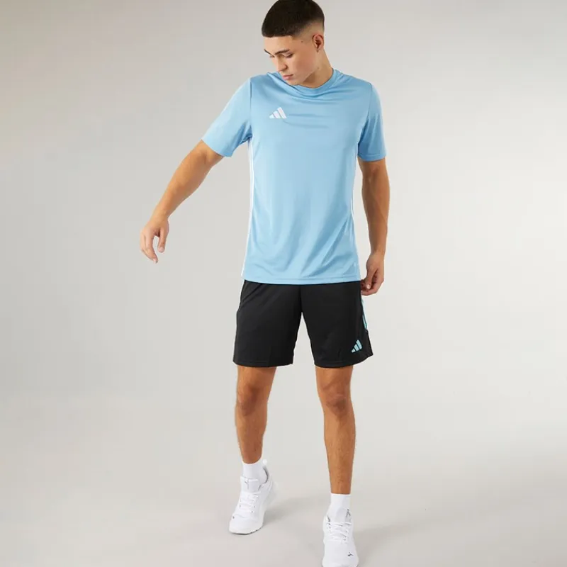 Hot Herre T-shirt Tabela 23 Light Blue/Hvid Træning|T-Shirts Og Undertrøjer