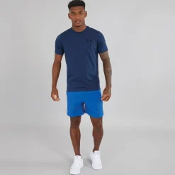 Online Herre UA Sportstyle Left Chest Sport træningstrøjer Marineblå Træning|T-Shirts Og Undertrøjer