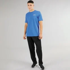 Best Herre UA Sportstyle Venstre Bryst Kortærmet T-shirt Blå Atlantis/​Blå Rolig Træning|T-Shirts Og Undertrøjer