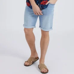 New Herre Vargel Denimshorts Blå Shorts Og Badetøj·Shorts