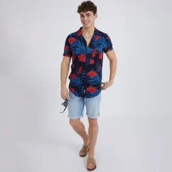 New Herre Vargel Denimshorts Blå Shorts Og Badetøj·Shorts