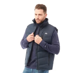 Clearance Herre Vatteret Brecker Gilet Vest Blå Udendørs|Jakker Og Frakker
