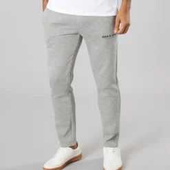 Discount Herre Vesterbro Open Hem Joggers Lys Grå Marl/​Sort Lgm/​Sort Jeans Og Bukser·Joggingbukser|Træningsdragter Og Joggingbukser·Joggingbukser