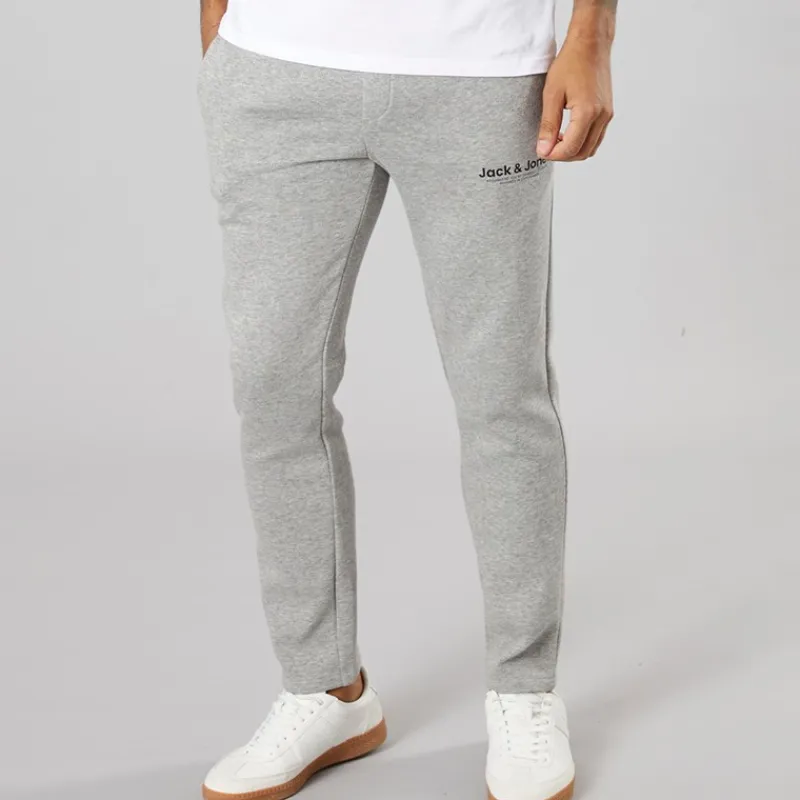 Discount Herre Vesterbro Open Hem Joggers Lys Grå Marl/Sort Lgm/Sort Jeans Og Bukser·Joggingbukser|Træningsdragter Og Joggingbukser·Joggingbukser