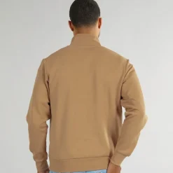 Best Herre Vesterbro 1/​4 Zip Sweatshirt Silver Mink /​ White Hættetrøjer Og Sweatshirts·Sweatshirts