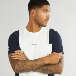 Discount Herre Vintage Sports T-shirts beige T-Shirts, Poloer Og Skjorter·T-Shirts Og Undertrøjer