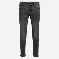 Clearance Herre Warp Skinny Sorte Jeans i Sort Denim Jeans Og Bukser·Jeans