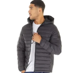 Online Herre Wayne Hooded Puffer Jakke Sort Jakker Og Frakker·Jakker Og Frakker