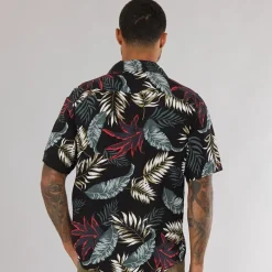 Outlet Herre Wayne Kortærmet Viscose Skjorte T-Shirts, Poloer Og Skjorter·Skjorter