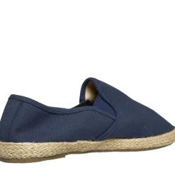 Online Herre Yacht Espadriller Marineblå Lærredgummisko|Lærredgummisko