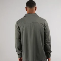 Sale Herre Yuno Overshirt Castor Grå T-Shirts, Poloer Og Skjorter·Skjorter|Jakker Og Frakker·Jakker Og Frakker