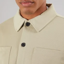 Herre Yuno Overshirt Irish Cream T-Shirts, Poloer Og Skjorter·Skjorter|Jakker Og Frakker·Jakker Og Frakker