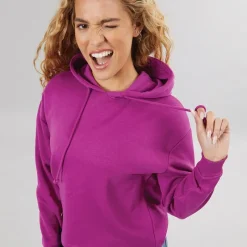 Discount Hættetrøje med lange ærmer Chilli Festival Fuchsia til kvinder Dame Hættetrøjer Og Sweatshirts·Hættetrøjer