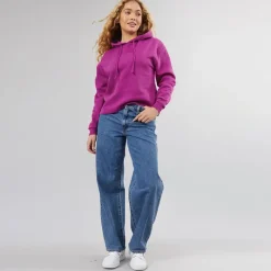 Discount Hættetrøje med lange ærmer Chilli Festival Fuchsia til kvinder Dame Hættetrøjer Og Sweatshirts·Hættetrøjer
