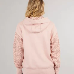 Online Hættetrøje med lynlås til kvinder Lys støvet lyserød Dame Hættetrøjer Og Sweatshirts·Hættetrøjer