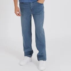 Hot Jeans til Herre Jeffers Løstsiddende Mid Blå Vask Jeans Og Bukser·Jeans