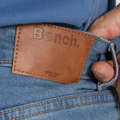 Hot Jeans til Herre Jeffers Løstsiddende Mid Blå Vask Jeans Og Bukser·Jeans