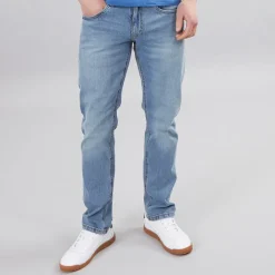 New Jeans til Herre Tony Regular Fit Blå Vask Jeans Og Bukser·Jeans Med Lige Ben|Jeans Og Bukser·Jeans