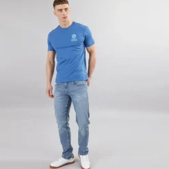 New Jeans til Herre Tony Regular Fit Blå Vask Jeans Og Bukser·Jeans Med Lige Ben|Jeans Og Bukser·Jeans