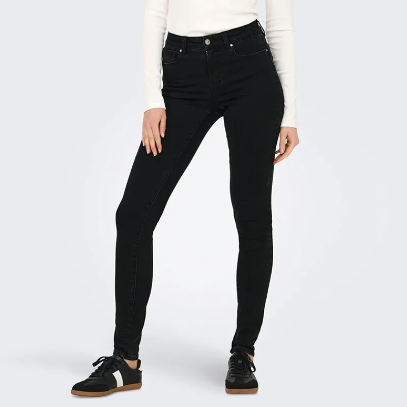 Best Jeans til kvinder Rina Mid Rise Push Up Dame Jeans, Bukser Og Leggings·Jeans