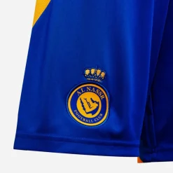 Clearance Junior Drenge ANFC Al-Nassr 24/​25 Hjemme Shorts Team Royal Blue/​Impact Yellow Tøj|Shorts