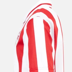 Outlet Junior Drenge OFC Olympiacos FC 100 24/​25 Hjemmebanetrøje Hvid/​Power Red Tøj|T-Shirts Og Undertrøjer